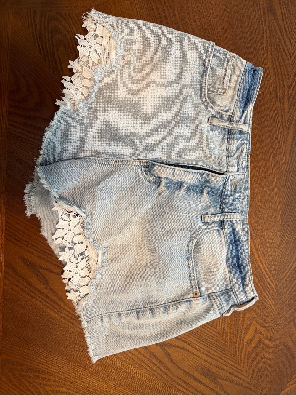 Wild Fable High‑Rise Denim Shorts
